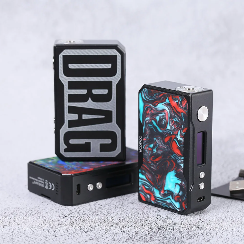Оригинальный VOOPOO Drag 157 Вт TC коробка мод электронная сигарета контроль