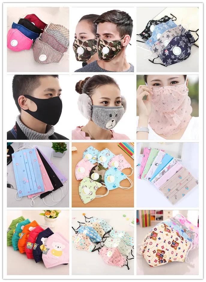 Новая осенне-Весенняя дышащая маска для рта для мальчиков и девочек, противопылевая хлопковая маска, муфельная мужская маска, маски для лица для защиты от гриппа для мужчин