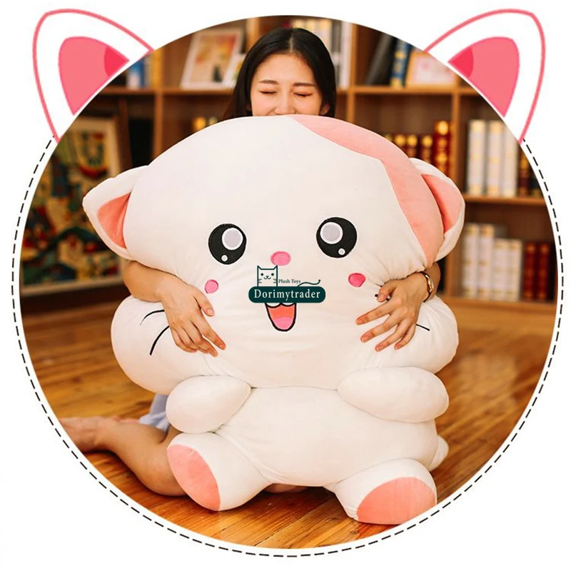 Dorimytrader 100cm Large Pop Lovely Cartoon Cat Plush Toy 39inches Stuffed Anime Cats Doll Animal Pillow Baby Gift DY61609  (14)