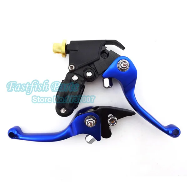 Brake & Clutch Levers ASV Blue color For Thumpstar SSR 140cc 150cc