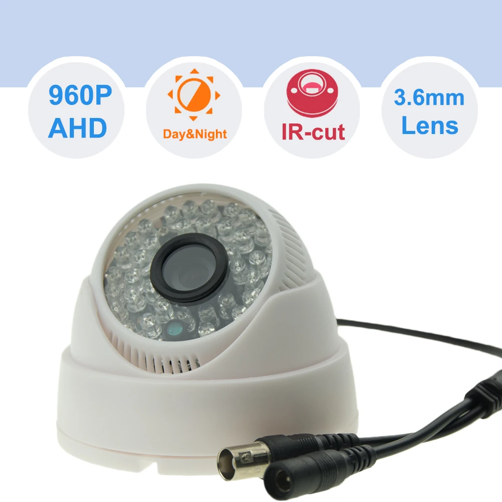 

960P AHD Camera  CCTV Security Camera plastic IR dome indoor Video Surveillance Night Vision cameras