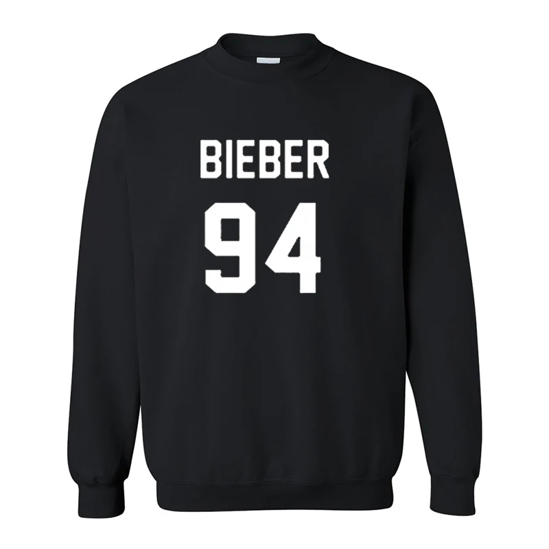 Bieber 94 sweatshirt Justin Bieber Long Sleeve fleece hoodies sweatshirts Autumn winter Unisex pullover
