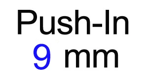 500 шт = 250 пар круглого типа push-in силиконовые носоупоры размеры для детей в возрасте от 7/9/11 мм опционально - Цвет: Push In 9mm