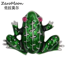 Adorable Enamel Frog Brooch Crystal Rhinestone Metal Animal Women Garment Fashion Jewelry Male Accessory Adorable Enamel Frog Brooch Crystal Rhinestone Metal Animal Women Garment Fashion Jewelry Male Accessory