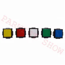5 шт./партия 60*60 мм светящаяся Кнопка с подсветкой квадрат кнопка с микропереключателем для аркадной игровой машины выбор 5 цветов