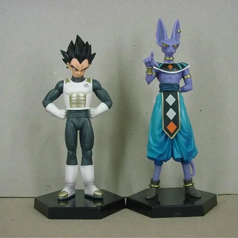 

Dragon Ball Z Vegeta and Beerus PVC Action Figures Collectible Model Toys 2pcs/set 16-17cm