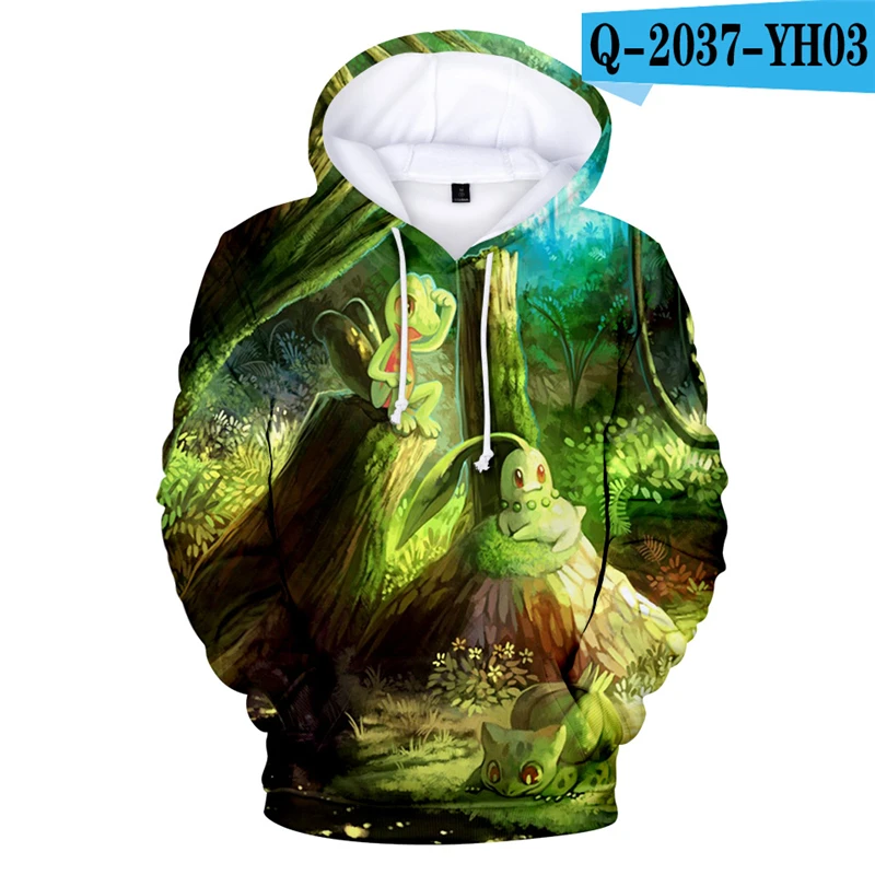 

Pokemon Hoodie 2019 Jacket Cute Anime Hoodie 3D Mens Hoodie Anime Clothes Pokemon Clothing Streetwear Sweatshirts Men 3D Clothes