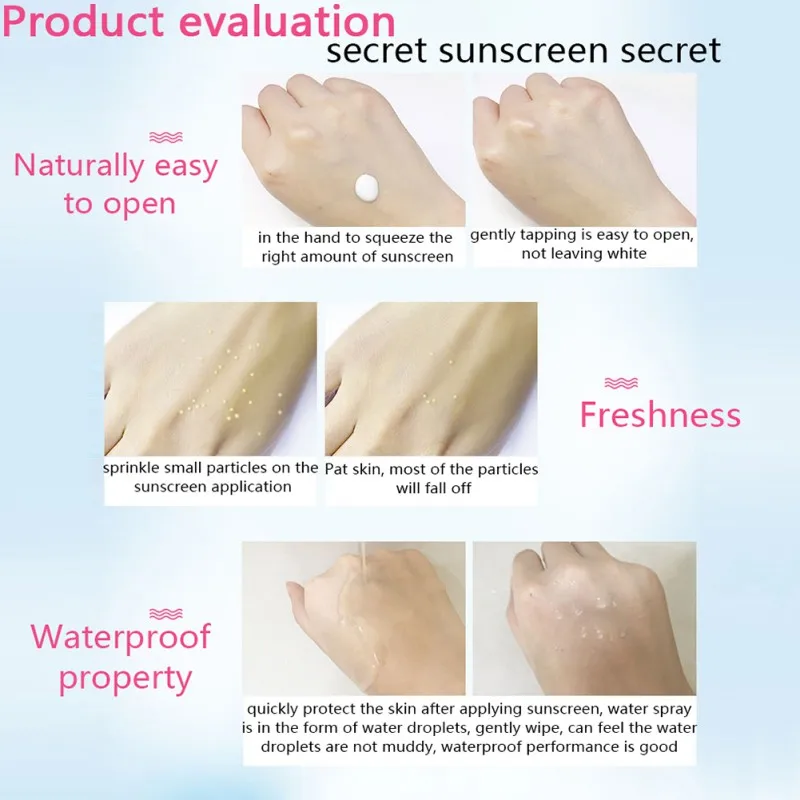 Уход за кожей лица защиты от солнца солнцезащитный крем для лица Водонепроницаемый увлажняющий крем для загара Spf 30+ для мужчина и женщина P7