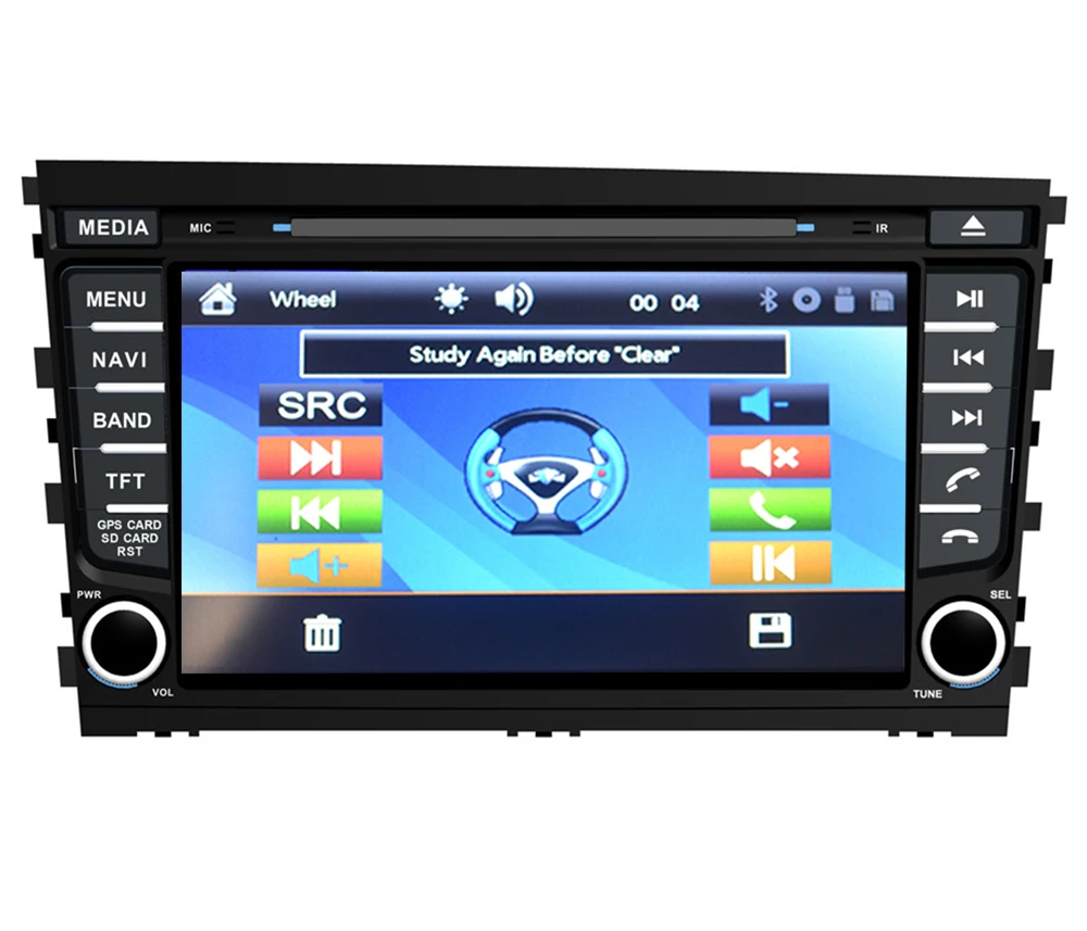 Top 8" in-dash Car DVD player with GPS navigation USB/SD BT/TV,audio Radio stereo,car multimedia headunit for HYUNDAI MISTRA 2013 5