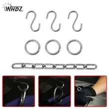 7 шт. S крюк и уплотнительные кольца для pdr крючки ремонт градом двери вмятины Авто кузов вмятин автомобиль лом вмятина удаление ручные инструменты