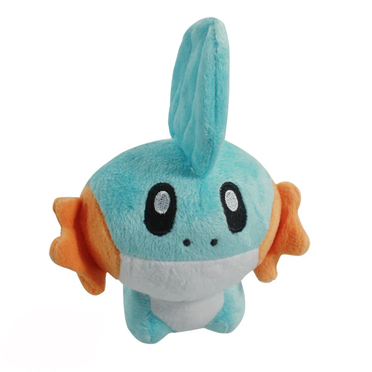 Новинка 40 стилей Mimikyu Mudkip Mew Meowth Psyduck Rotom Snorlax Treecko Wobbuffet Zygarde Pichu Togepi плюшевая кукла-GYQQ - Цвет: Mudkip 14cm