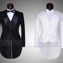 Горячие Для мужчин; модный бренд этап смокинг костюмы для отдыха председательствовал церемоний жениха установлены костюмы 5 комплектов толще костюмы одежда