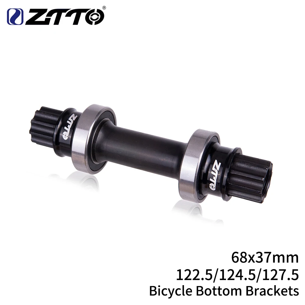 

ZTTO High Quality LP P.F 10 Spline ISIS BB 68*37*122.5/124.5/127.5 Press Fit BMX Stock Bike Street Trials Bicycle Bottom Bracket