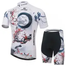 XINTOWN Новинка для мужчин Велоспорт Джерси наборы Цветок Велосипедный Топ велосипедная Одежда Костюмы Одежда для велоспорта Рубашки mtb Gar Мужская футболка