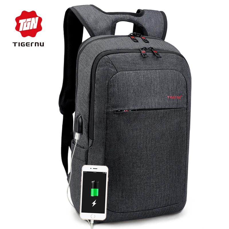 2018 Tigernu Male Backpack Bag Brand 15.6 Inch Laptop Notebook Mochila for Men Waterproof Back Pack bag school backpack women