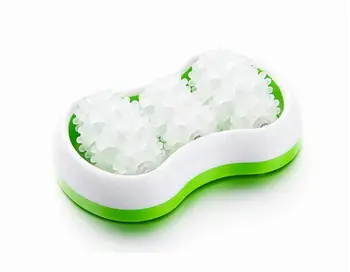 

Foot Roller Massage Rolling Brush Massager Trigger Point Stress Relief Arm Neck Back Body Hand Tool Health Therapy Care