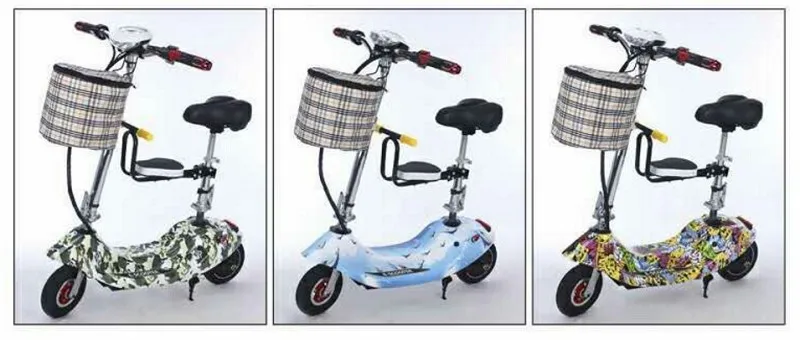 Cheap Adult folding two-wheeled vehicle shock-absorbing bicycle/Small and light scooter/Urban electric car 5