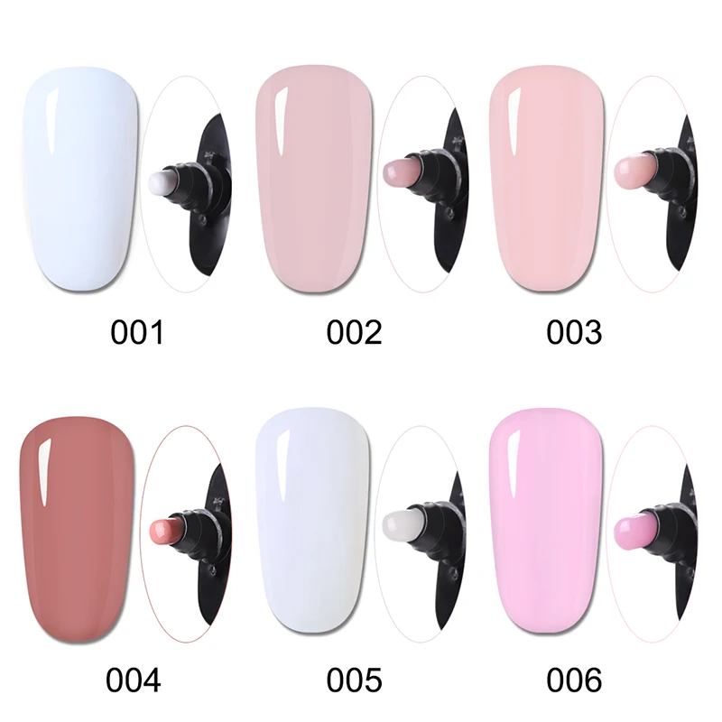 Elite99 Acrylic Poly Extension Gel Quick Building Gel Polish Clear Pink Nail Tips UV Builder Gel Finger Extend Builder Nail Gel