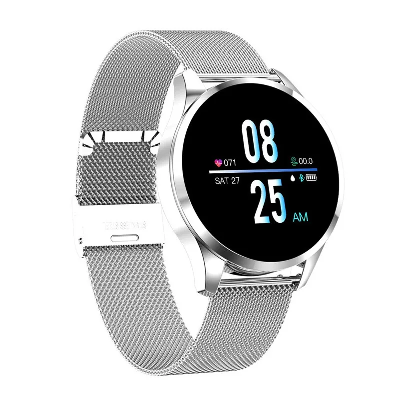 Q9 Smart Watch 1.22 Inch Color Screen Women Blood Pressure Heart Rate Monitor Smart Watch Fitness Tracker IP67 Bluetooth 40MR2719