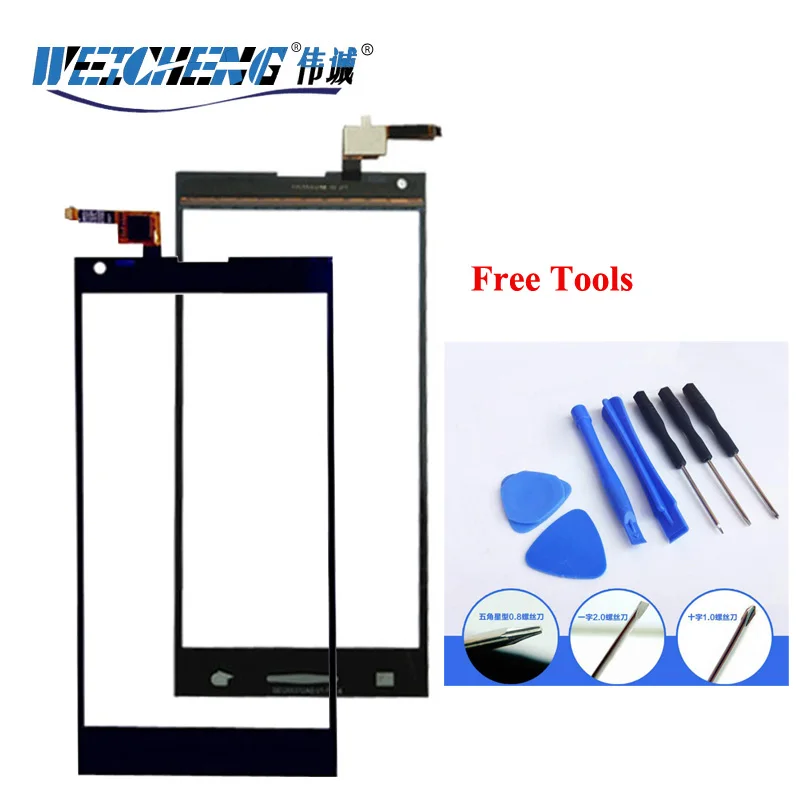 

WEICHENG 5.5" For Doogee DG550 Touch Screen outer Glass Panel Lens for dg550 Touch Screen Digitizer + FREE Tools