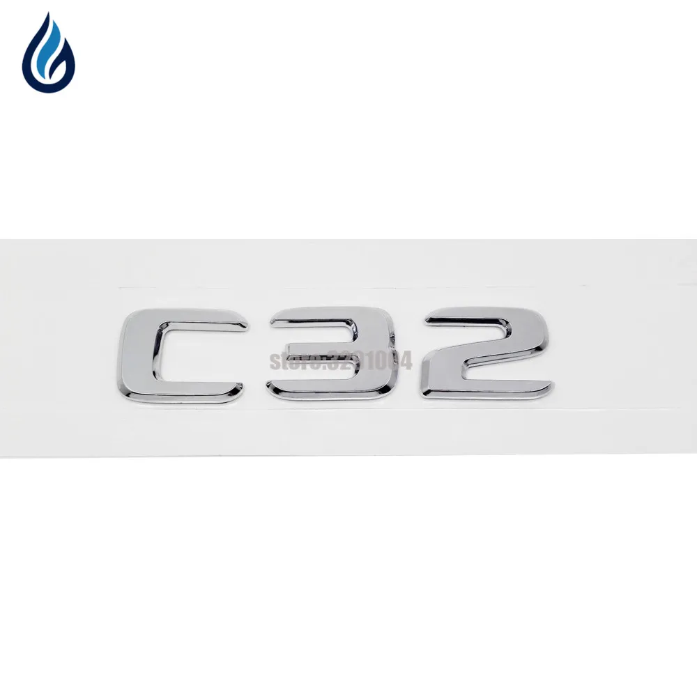 Для Mercedes Benz C Class W204 W203 W211 W210 C32 C36 C63 AMG заднего багажника логотип эмблема буквы
