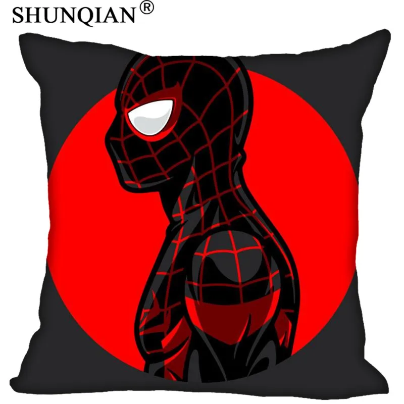 Pillowcase H+ P#193 Новинка; Лидер продаж Пользовательские наволочки «Человек-паук», мягкий размером 45*45 см(с двух сторон) Наволочка на молнии SQ01003@ H0193 - Цвет: Pillowcase