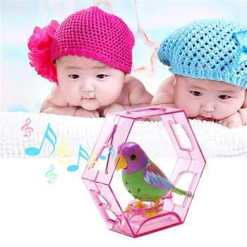 20 Songs Singing Sound Birds Pets Sing Solo intelligent Music Toys Digibirds Music Bird for Kids Children Electric Toy