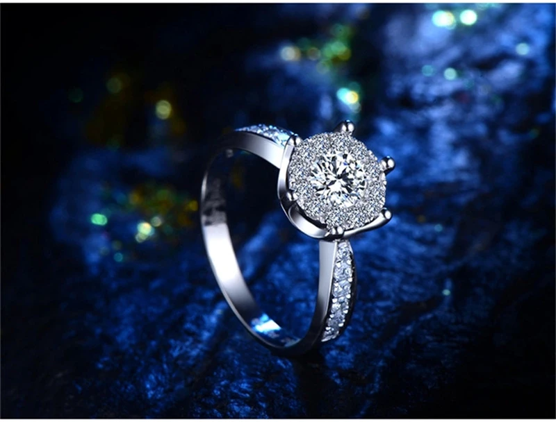 Luxury White Gold Color Rings For Women Crystal Jewelry Wedding Engagement Bague Femme Accessories Supernatural Anel 585 DR93 (12)