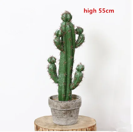 Scandinavian ins photographic props multi-fleshed cactus bonsai artificial plant potted home hotel decoration