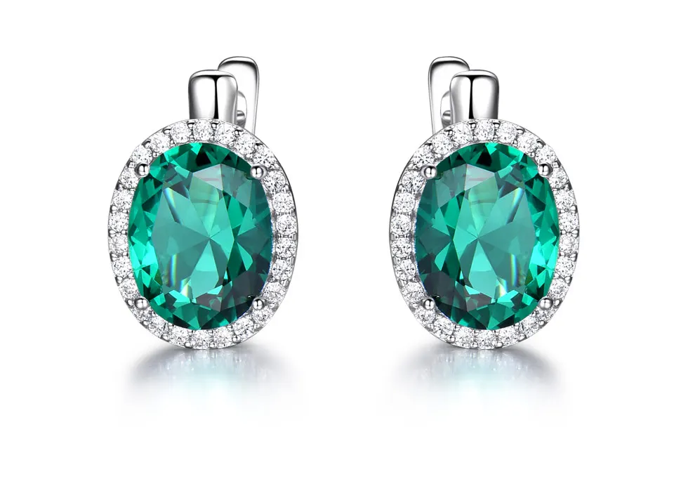 UMCHO-Emerald-925-sterling-silver-clip-earring-for-women-EUJ084E-1-PC_02