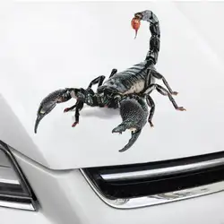 Новая 3D Автомобильная наклейка Имитация животных бампер Модифицированная наклейка s для Spider Gecko Scorpions