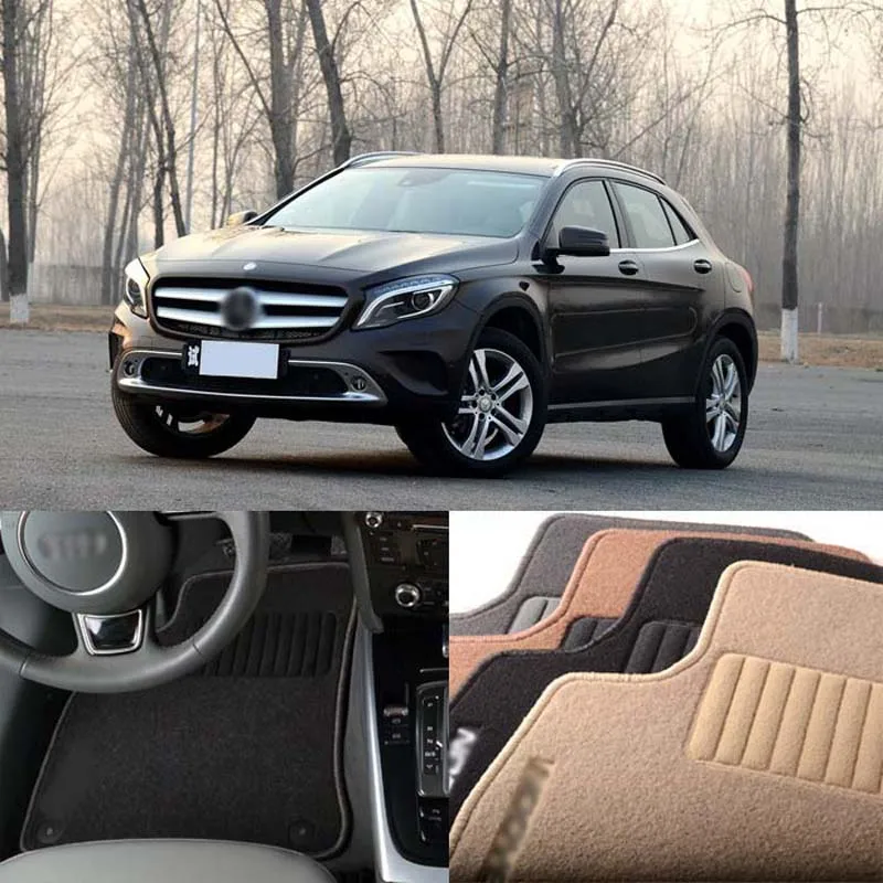5pcs Premium Auto Fabric Nylon Anti-slip Floor Mats Carpet For Mercedes BENZ GLA 2015-2020 | Автомобили и мотоциклы