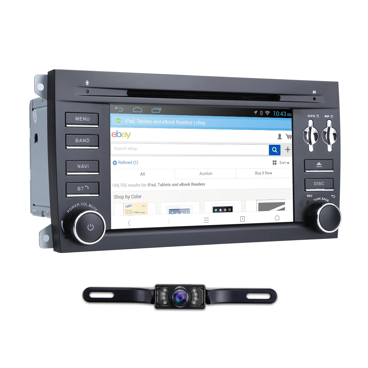 

2 Din 7 Inch Android 8.1 RDS Car DVD Player For Porsche Cayenne 2003 2004 2005 2006 2007 2008 2009 2010 DVR TPMS DAB+ RDS OBD2