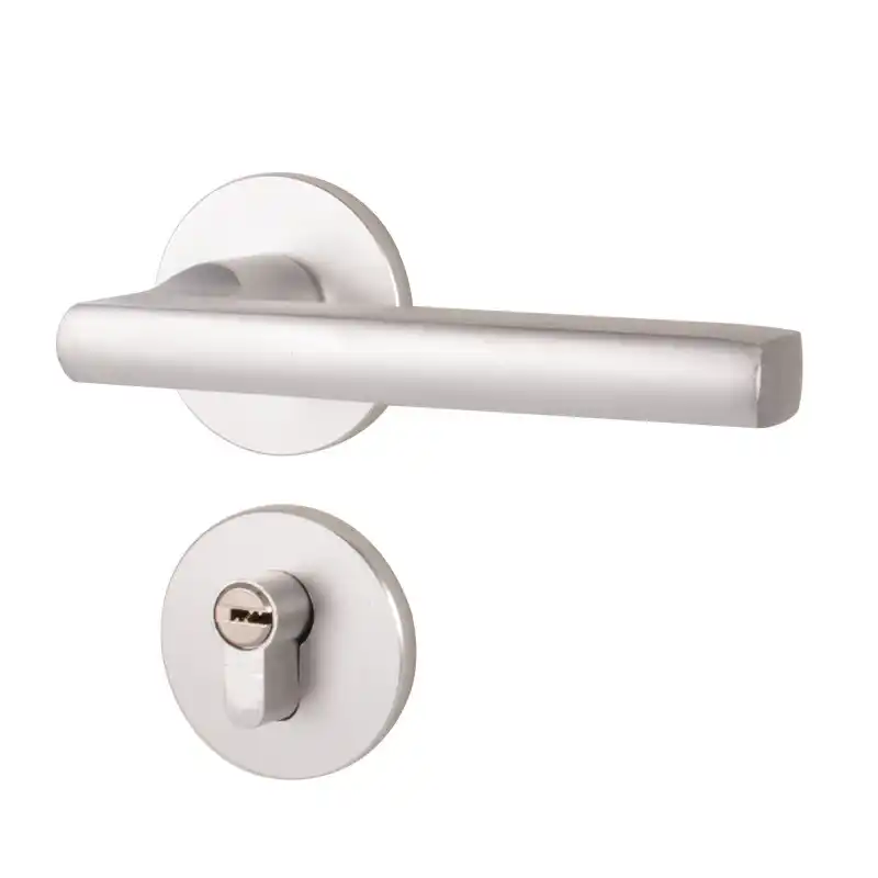 American Space Aluminum Indoor Handle Lock Bedroom European Antique Wood Door Handle Hardware Locks