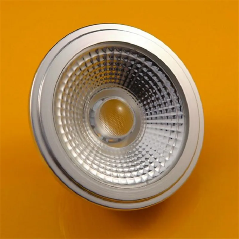 Затемнения 15 Вт светодиодный COB AR111 G53 прожектор GU10 QR111 ES111 алюминиевый сплав AC85-265V теплый/холодный белый Заменить 150 Вт галогеновая лампа