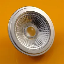 Затемнения 15 Вт светодиодный COB AR111 G53 прожектор GU10 QR111 ES111 алюминиевый сплав AC85-265V теплый/холодный белый Заменить 150 Вт галогеновая лампа