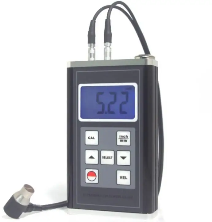 Ultrasonic Thickness Gauge TM 8818 Aluminum Steel Cast Iron PVC Red