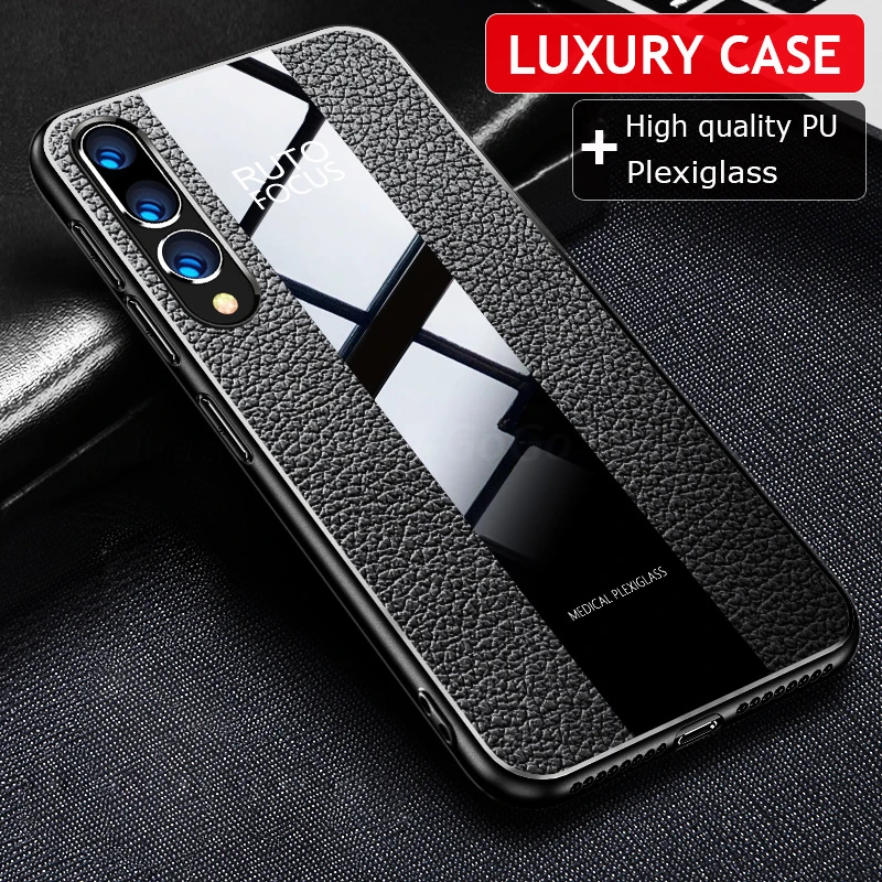 For Huawei P30 Pro Case PU Leather Shockproof Back Cover For Huawei P20