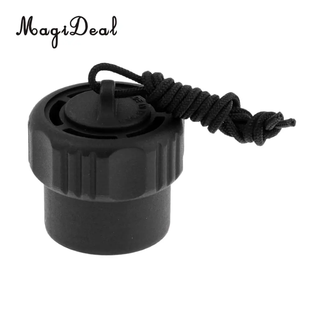 MagiDeal Lightweight Scuba Diving First 1st Stage DIN Regulator Tank Valve Threaded Dust Plug Cap for Snorkeling Water Sports