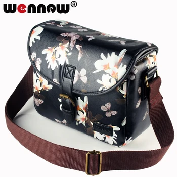 

wennew Waterproof PU Leather Cover Photo Case Camera Bag for Nikon D5300 D7200 D750 D5600 D5400 D5200 D3400 D3500 D3000 D90 D80