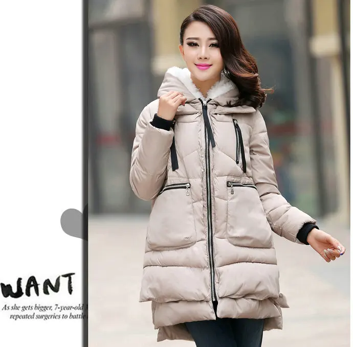Manteau 3 Vers Parka Veste Capuche De D'hiver 4 Le 1 2018 Bas Manteaux Nouveau Coton Femmes Avec Gratuite Livraison 2 wqUCXx