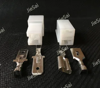 

Electrical Vehicle Automotive Connector 2 Pin Female Male Plug For Fog Lamp Light