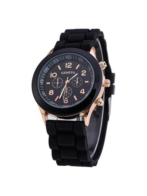 Hot Sales Geneva Brand Silicone Women Watch Ladies Fashion Dress Quartz Wristwat Hot Sales Geneva Brand Silicone Women Watch Ladies Fashion Dress Quartz Wristwat