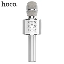 HOCO Micro Hát Karaoke Không Dây Bluetooth Ngưng Tụ Microfone Chuyên Nghiệp Di Động Điện Thoại KTV Mic Nghe Nhạc Dành Cho IOS Android