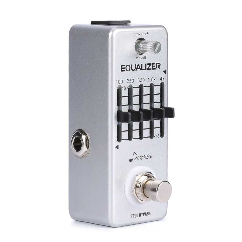 Donner Micro Equalizer Guitar Effect Pedal 5-Band EQ Graphic Electric Guitar Pedals Part Accessories Aluminium-alloy True Bypass Donner Micro Equalizer Guitar Effect Pedal 5-Band EQ Graphic Electric Guitar Pedals Part Accessories Aluminium-alloy True Bypass