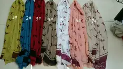 Новинка 2015 зимний лось шарф с принтом Для женщин хлопка оленей печати обертывания шаль леди хлопок животных Шарфы для женщин Хиджабы