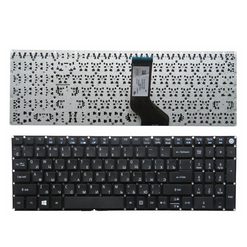 

YALUZU russian laptop Keyboard for Acer Aspire E5-574 E5-574G E5-574T E5-575 E5-575G E5-575T 6B.MVRN7.020 NSK-RE1SQ 9Z.NC3SW.10S