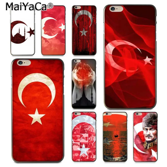 MaiYaCa флаг Турции Стамбул для iPhone 4S SE 5C 5S 5 6 6S 7 8 Plus X XR XS MAX черный мягкий чехол