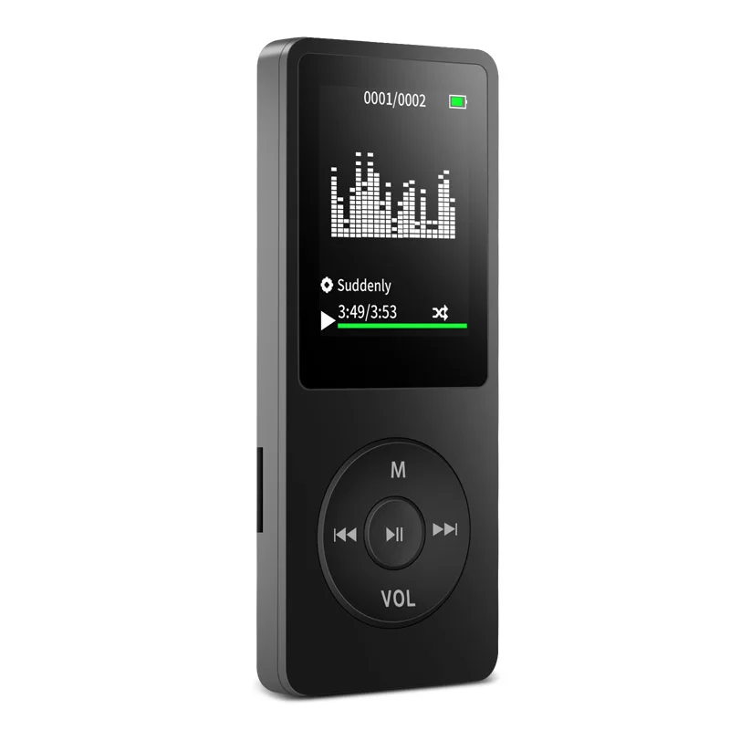 Bluetooth MP4 плеер долгого ожидания Мини Студент Английский прослушивания Walkman MP3 сенсорный ультра-тонкий сенсорный экран довольно звук P5