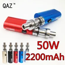 Original vape Electronic Cigarette HT50 TC 50W Box Mod 2200mAh Temperature Control Electronic Hookah Shisha Pen e cigarette kit